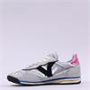 Victoria Saturno Metallic Retro Trainer - Silver Pink